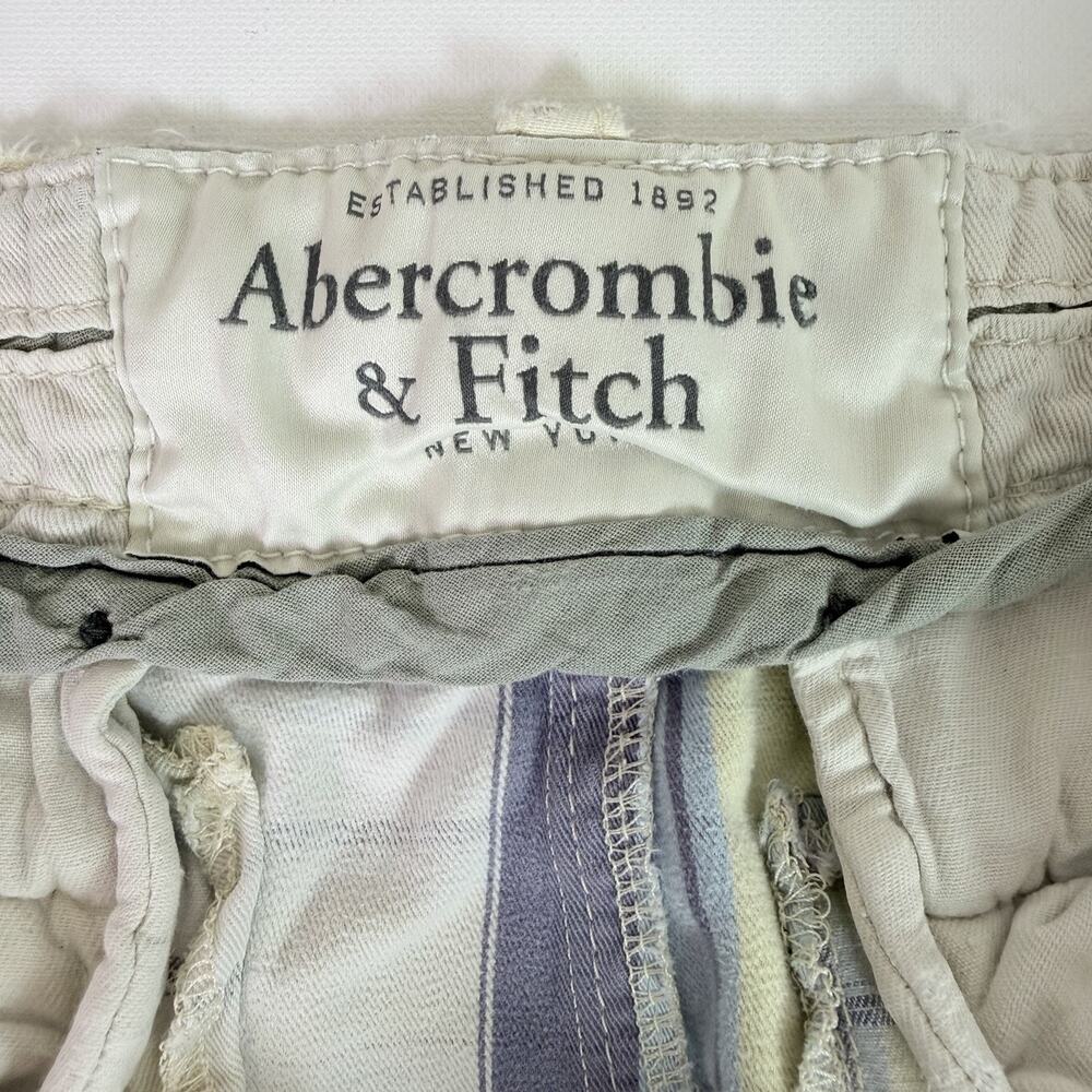 Abercrombie & Fitch Y2K Plaid Shorts Mens 30 Button Fly Madras Preppy Summer - Picture 7 of 16